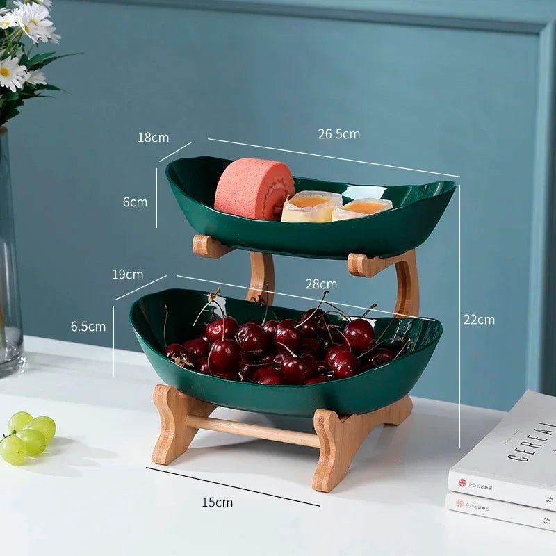 Fruteira de Mesa em Bambu para Decoração e Organização "Fruteira de Mesa em Bambu para Decoração e Organização"