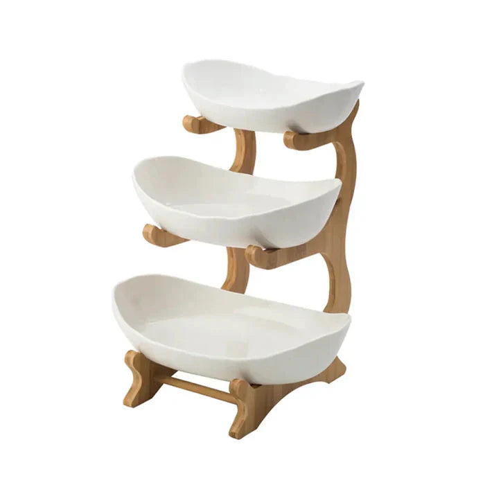 Fruteira de Mesa em Bambu para Decoração e Organização "Fruteira de Mesa em Bambu para Decoração e Organização"