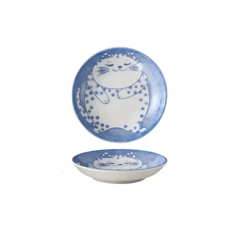 Prato de Porcelana Japonês "Prato de Porcelana Japonês"