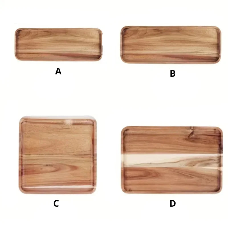 Bandeja de Madeira de Acácia "Bandeja de Madeira de Acácia"