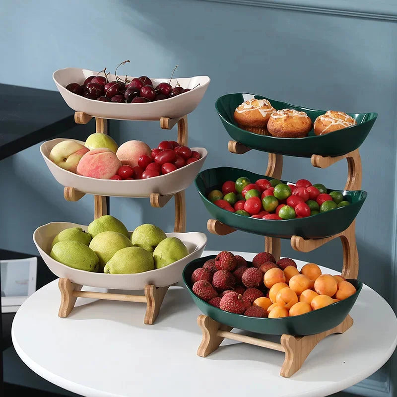 Fruteira de Mesa em Bambu para Decoração e Organização "Fruteira de Mesa em Bambu para Decoração e Organização"